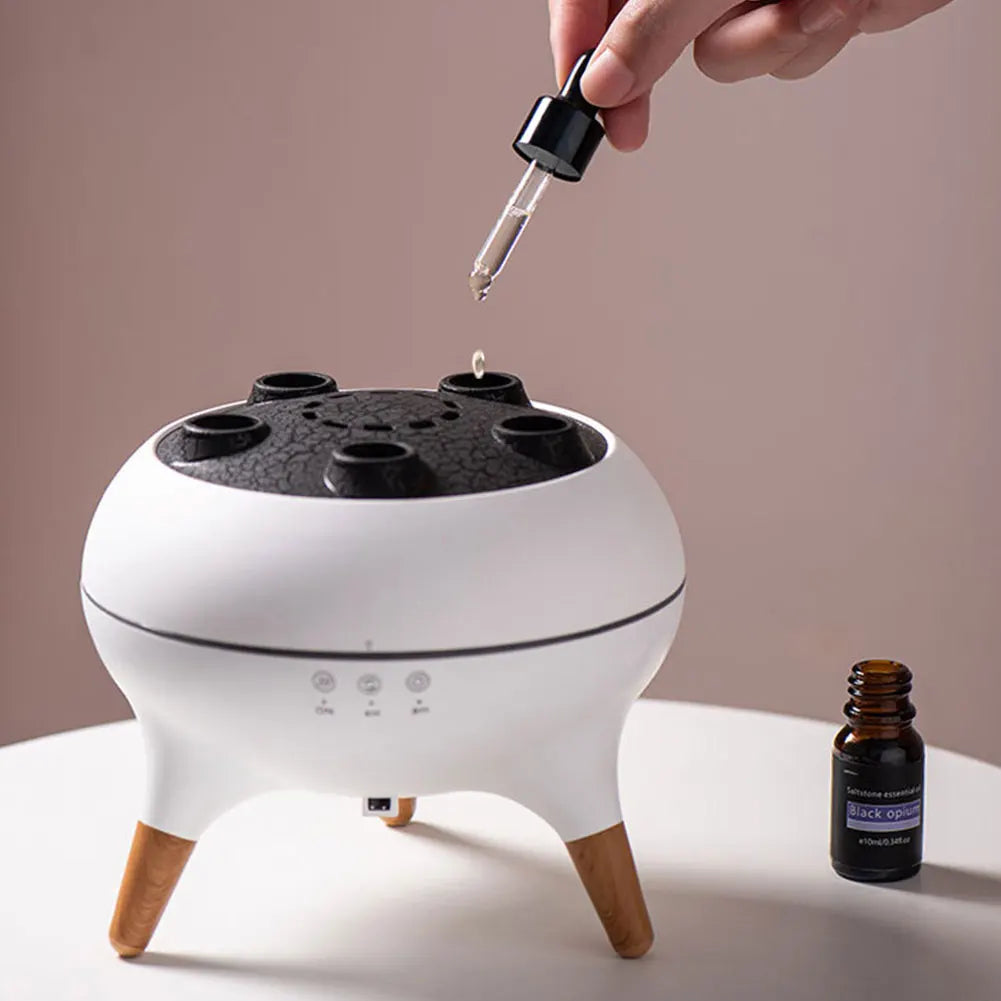 Dynamic Jellyfish Air Humidifier Remote Control Desktop Air Humidifier 7 Colorful Simulation Mushroom Essential Oil Diffuser