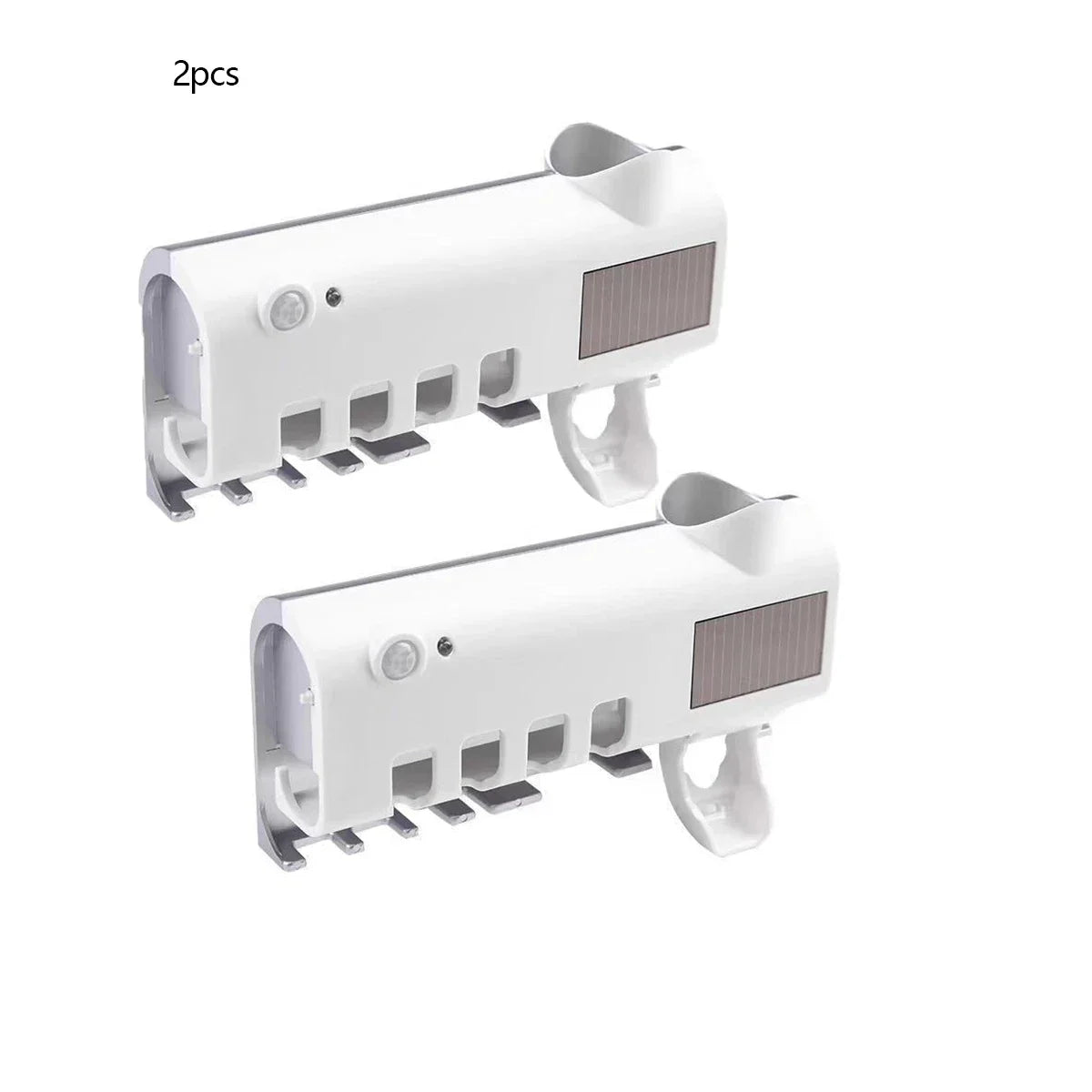 Smart UV Toothbrush Sanitizer & Automatic Toothpaste Dispenser