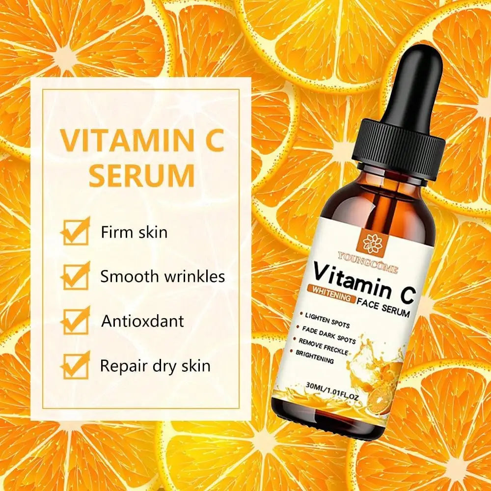 Vitamin C Facial Essence - Anti-Aging Serum with Hyaluronic Acid