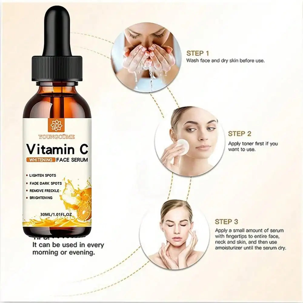 Vitamin C Facial Essence - Anti-Aging Serum with Hyaluronic Acid