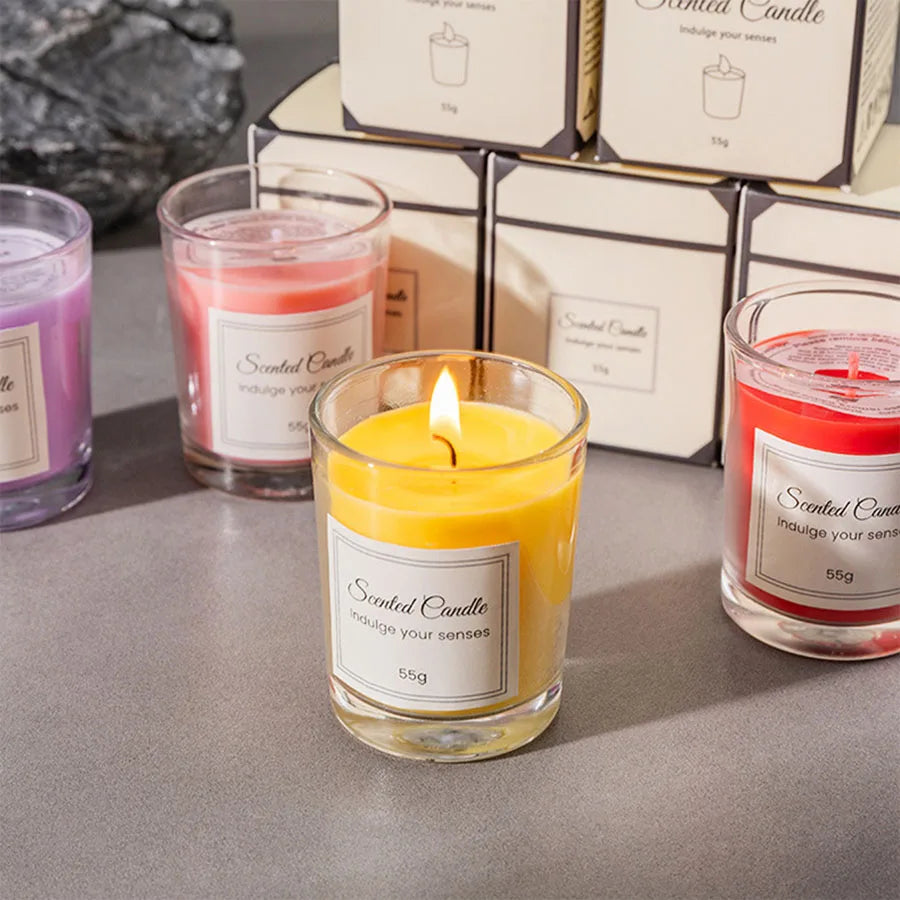Premium Aromatherapy Candle Gift Set - Handmade Soy Wax