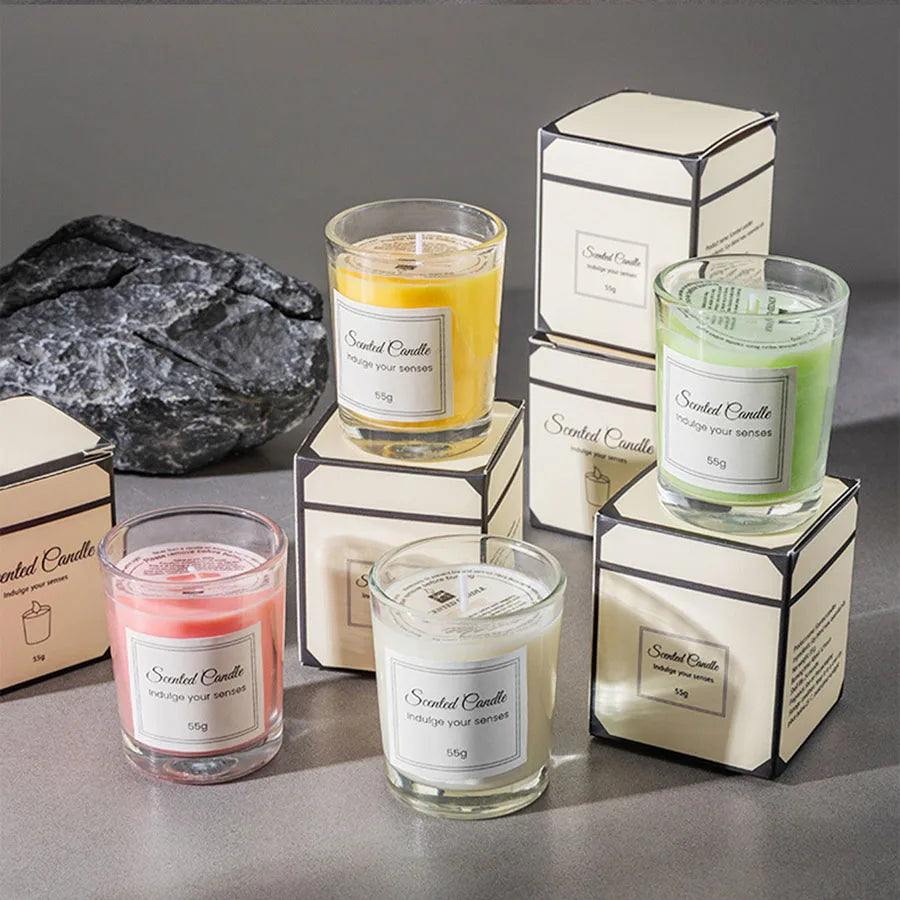 Premium Aromatherapy Candle Gift Set - Handmade Soy Wax
