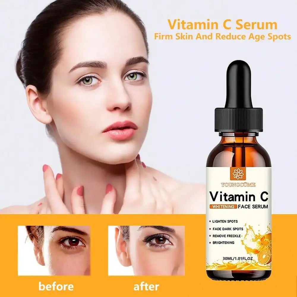 Vitamin C Facial Essence - Anti-Aging Serum with Hyaluronic Acid