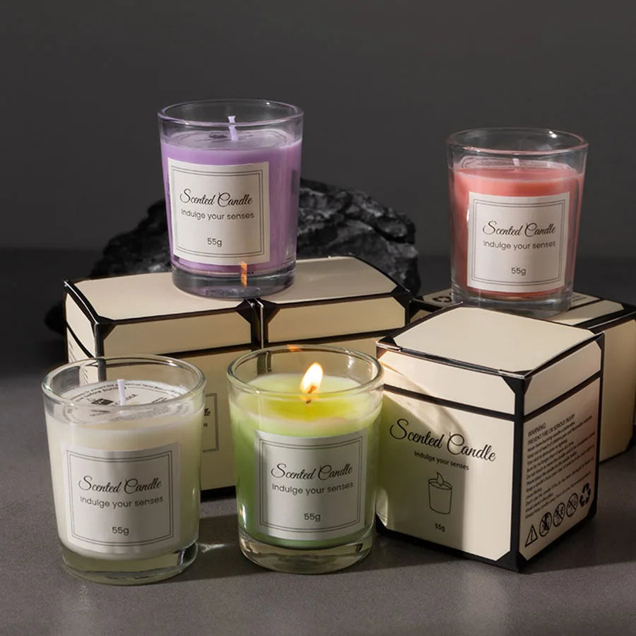 Premium Aromatherapy Candle Gift Set - Handmade Soy Wax