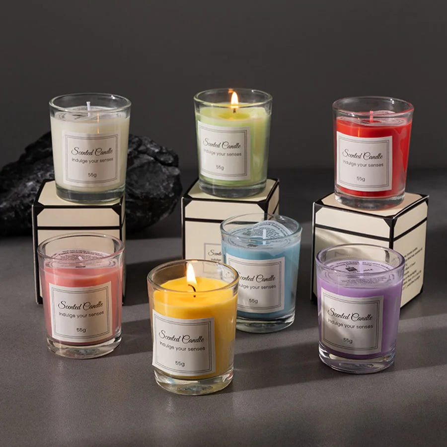 Premium Aromatherapy Candle Gift Set - Handmade Soy Wax