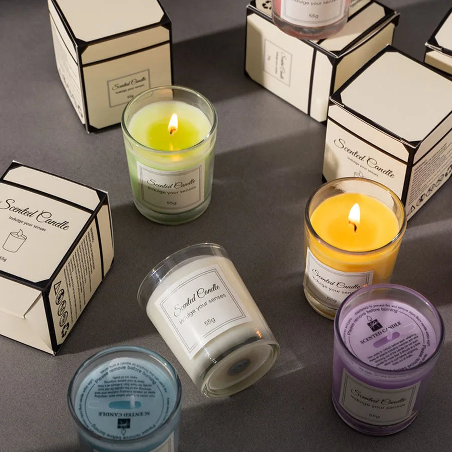Premium Aromatherapy Candle Gift Set - Handmade Soy Wax